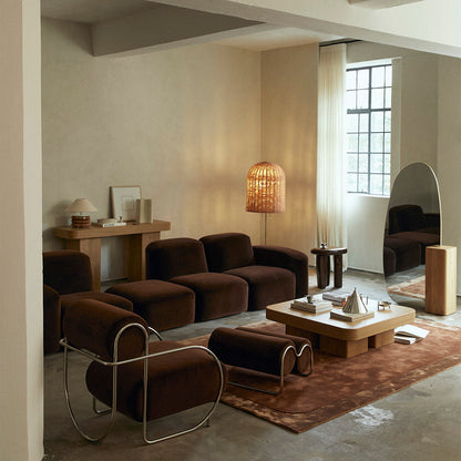 Chromeo Armchair & Ottoman