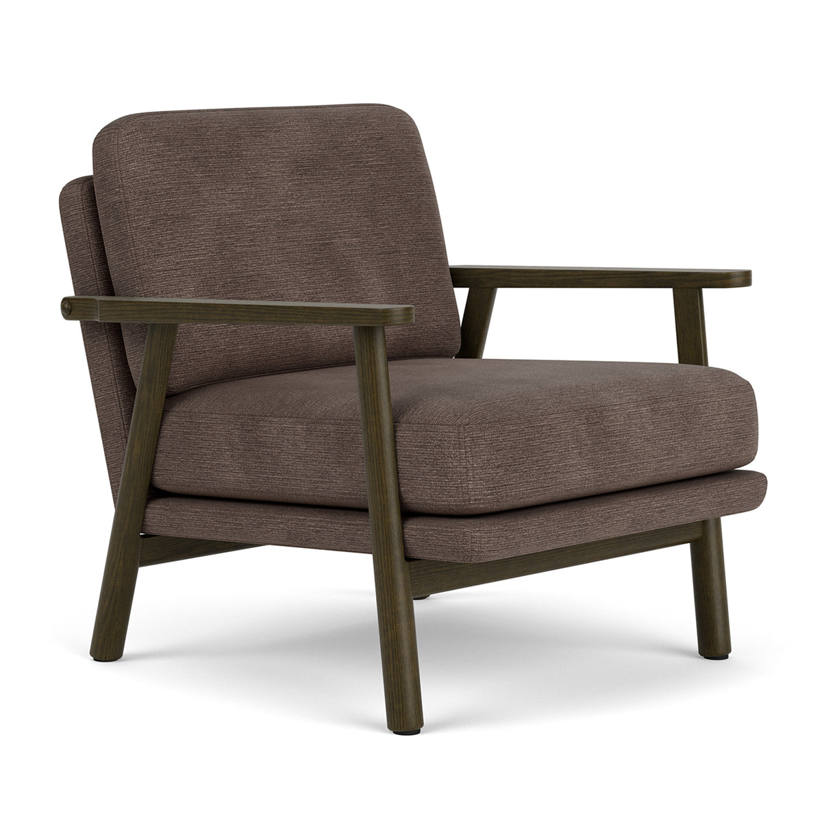 Archie Dark Walnut Armchair