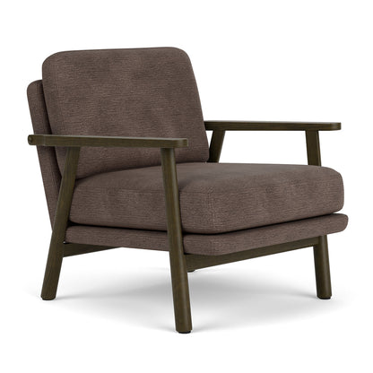 Archie Dark Walnut Armchair