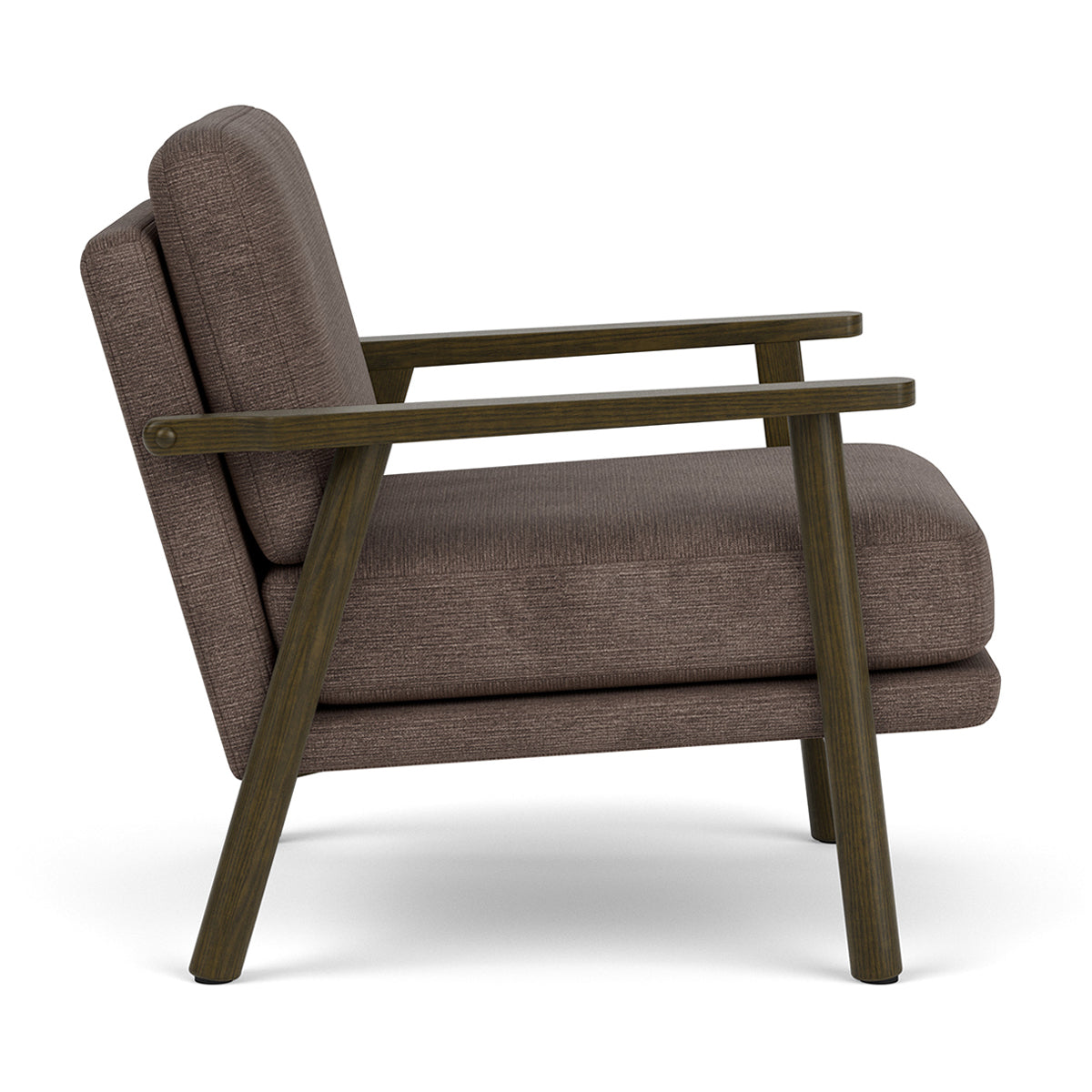 Archie Dark Walnut Armchair