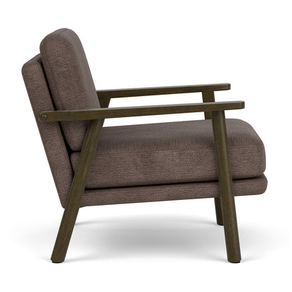 Archie Dark Walnut Armchair