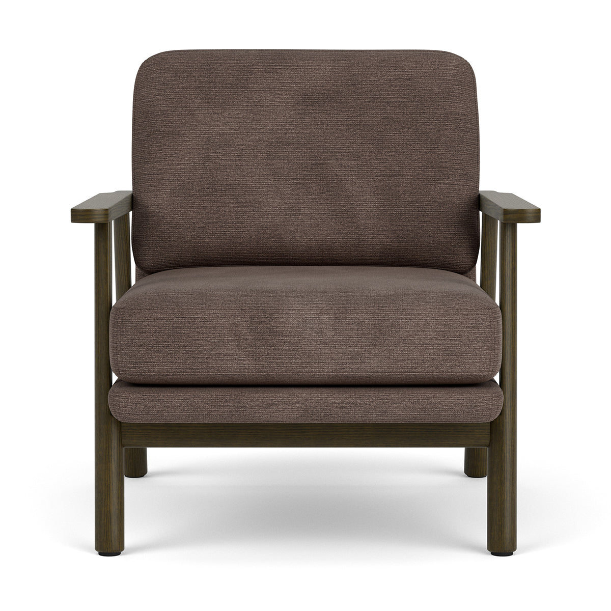 Archie Dark Walnut Armchair