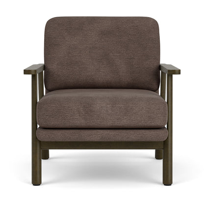 Archie Dark Walnut Armchair