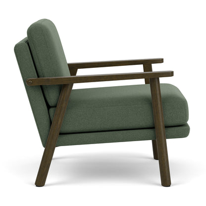 Archie Dark Walnut Armchair