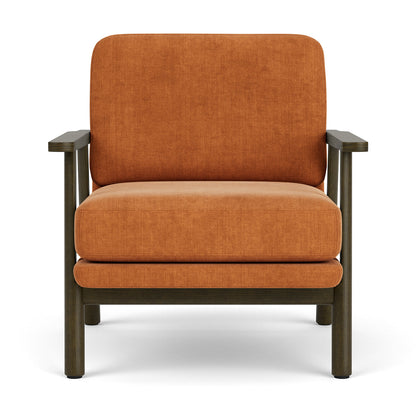Archie Dark Walnut Armchair