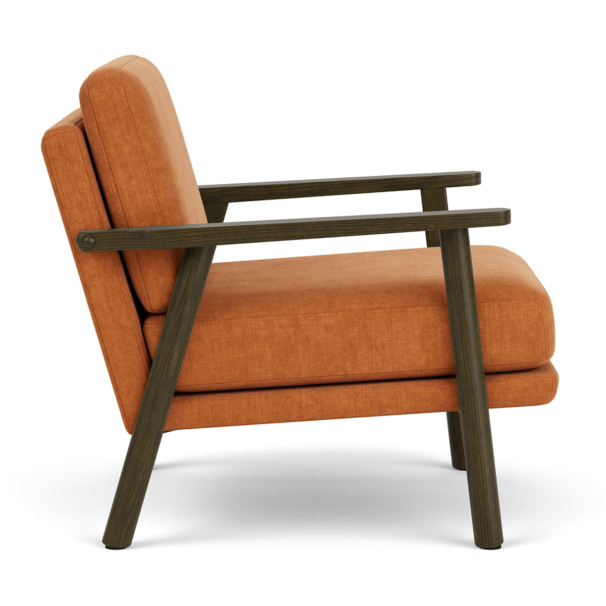 Archie Dark Walnut Armchair