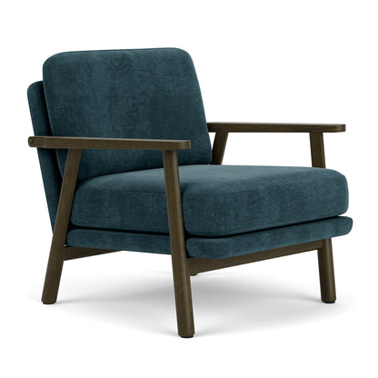Archie Dark Walnut Armchair