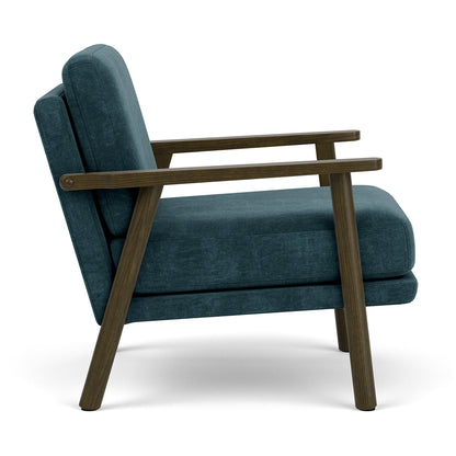 Archie Dark Walnut Armchair
