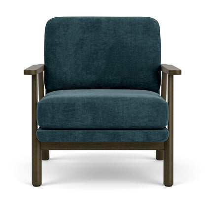 Archie Dark Walnut Armchair