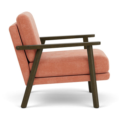 Archie Dark Walnut Armchair