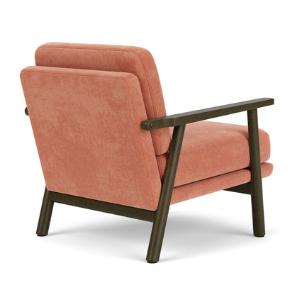 Archie Dark Walnut Armchair
