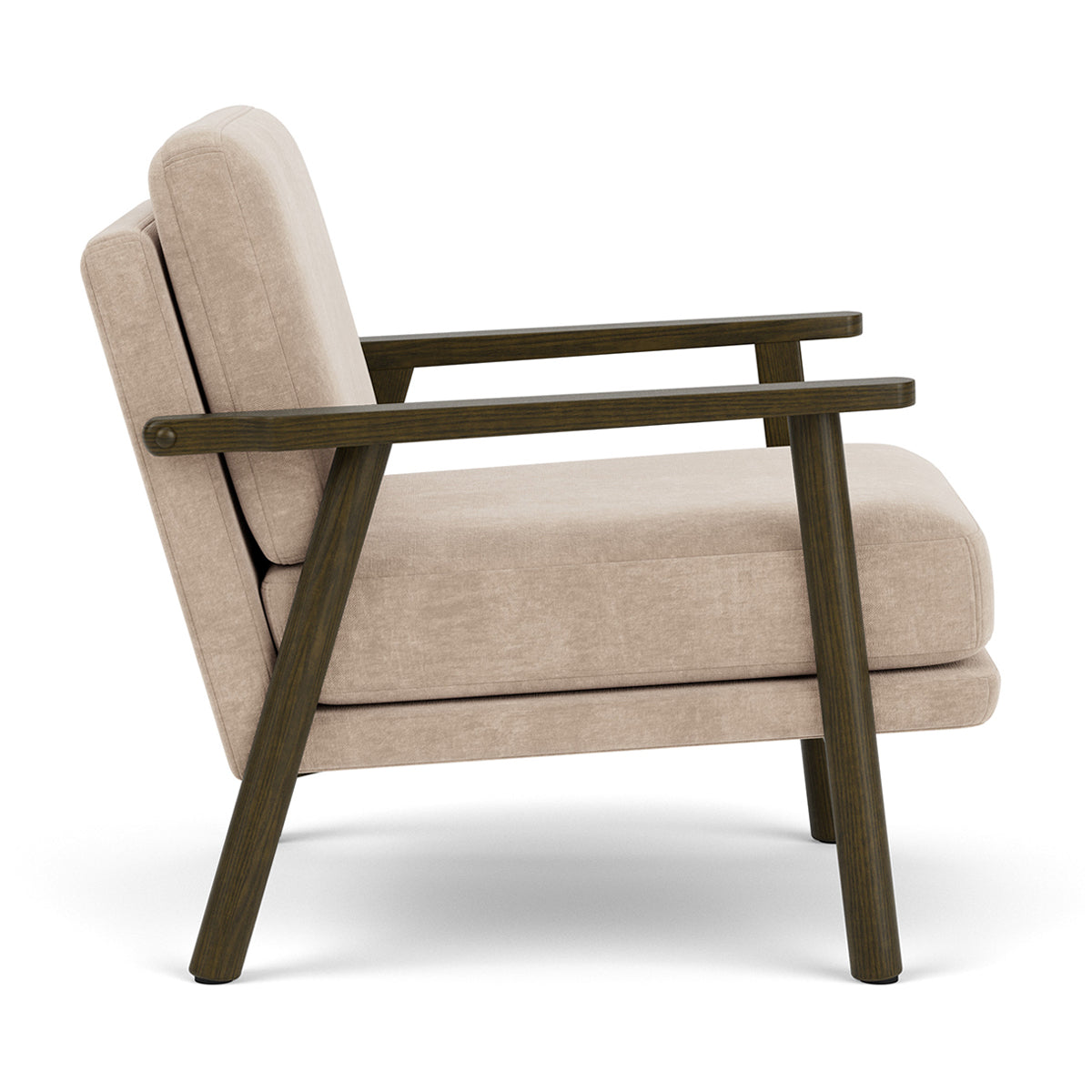 Archie Dark Walnut Armchair