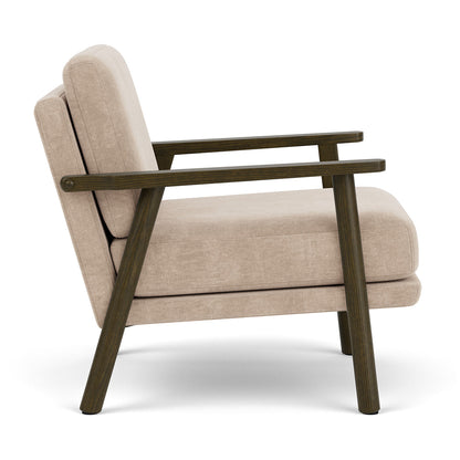 Archie Dark Walnut Armchair