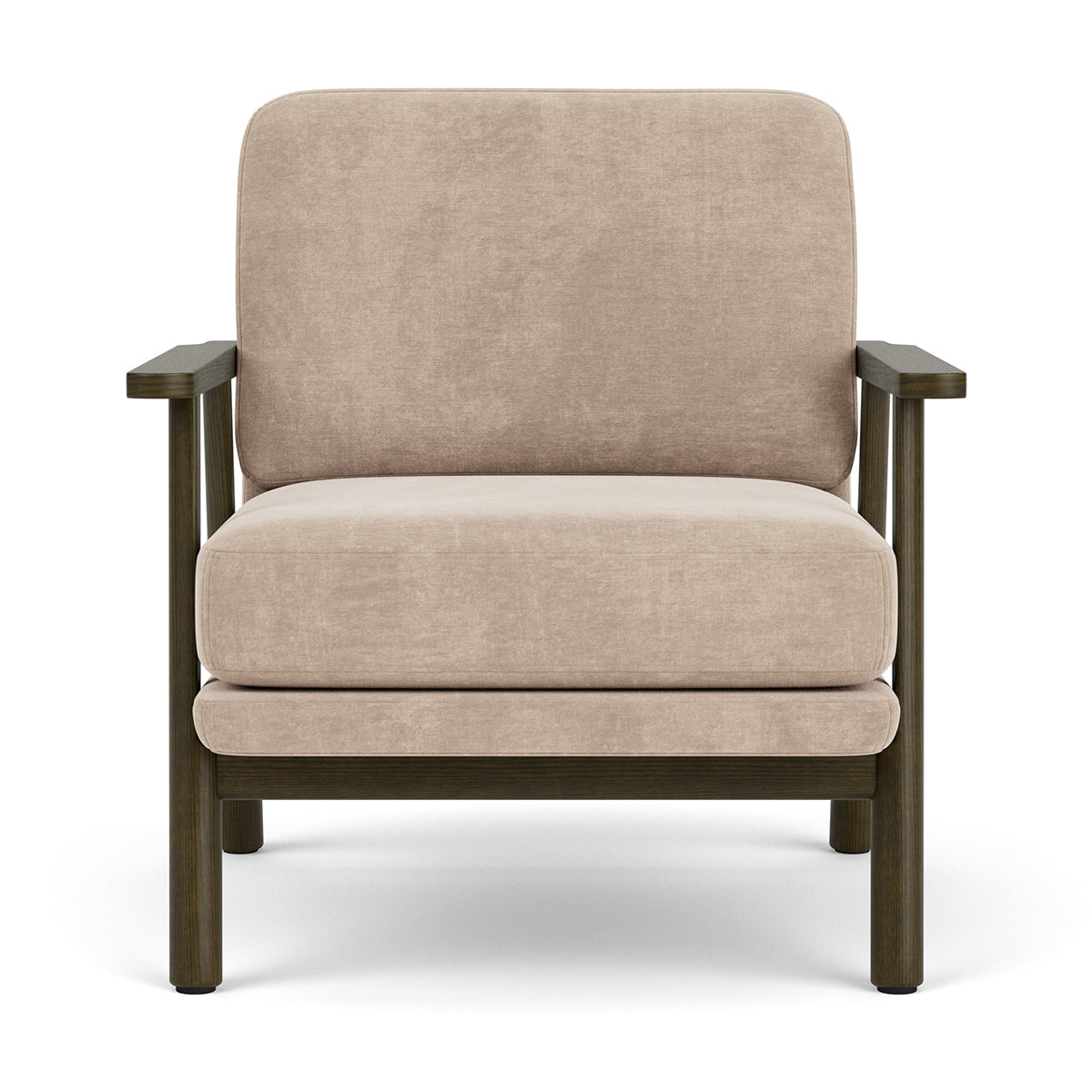 Archie Dark Walnut Armchair
