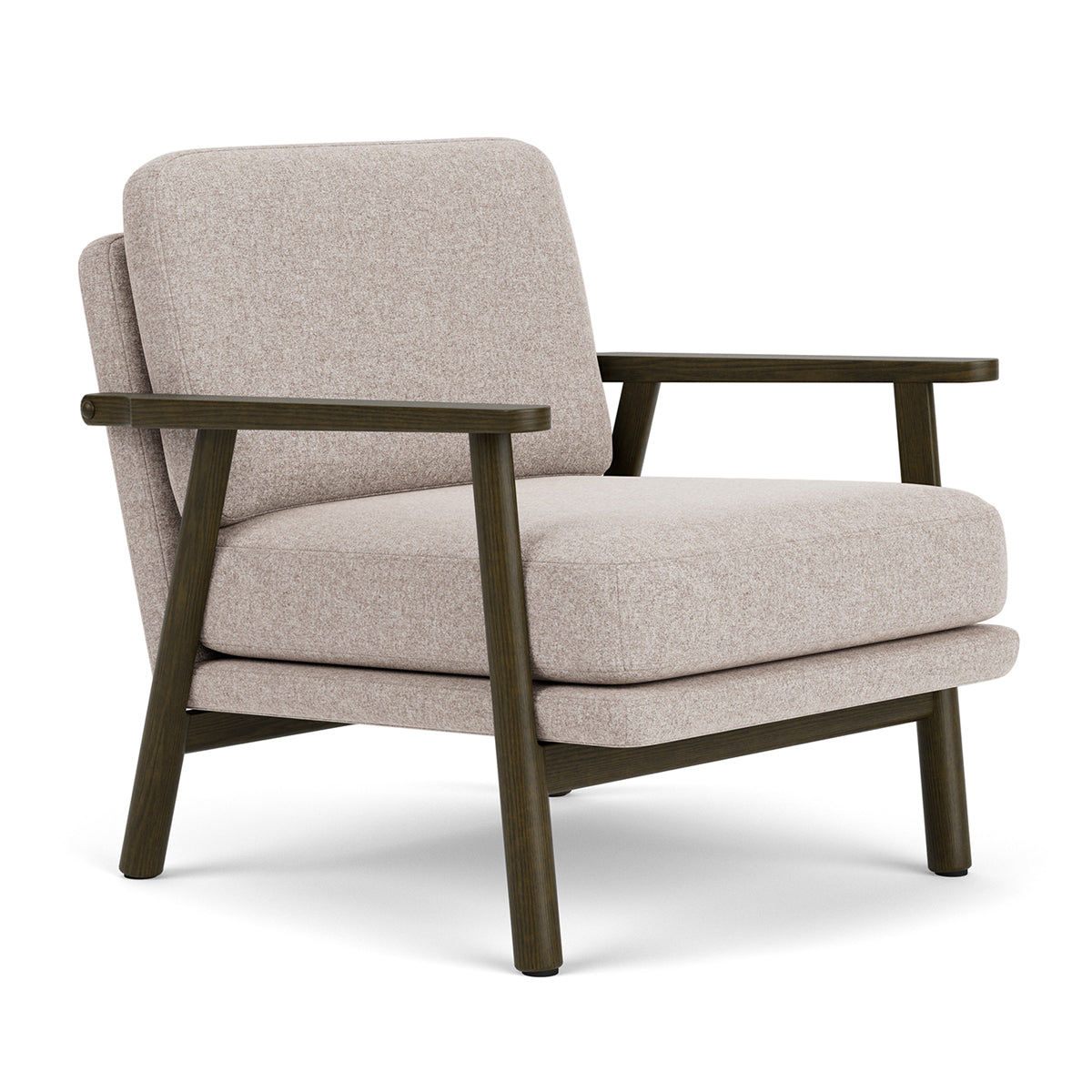 Archie Dark Walnut Armchair