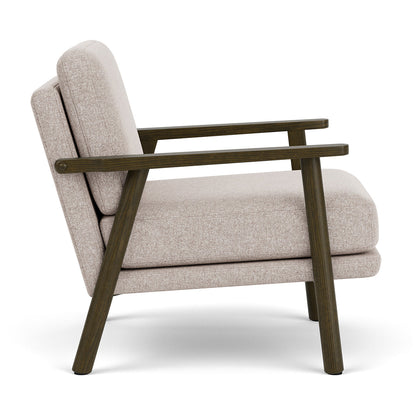 Archie Dark Walnut Armchair