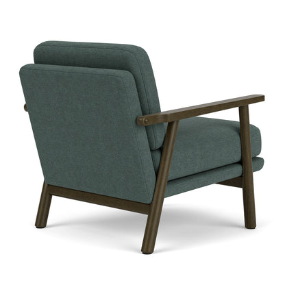 Archie Dark Walnut Armchair