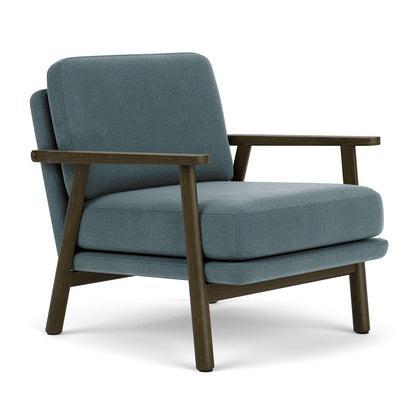 Archie Dark Walnut Armchair