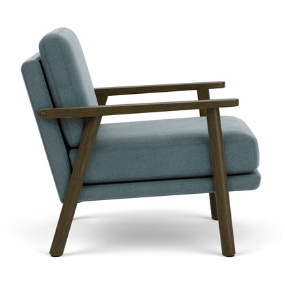 Archie Dark Walnut Armchair