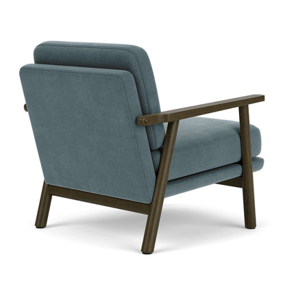 Archie Dark Walnut Armchair