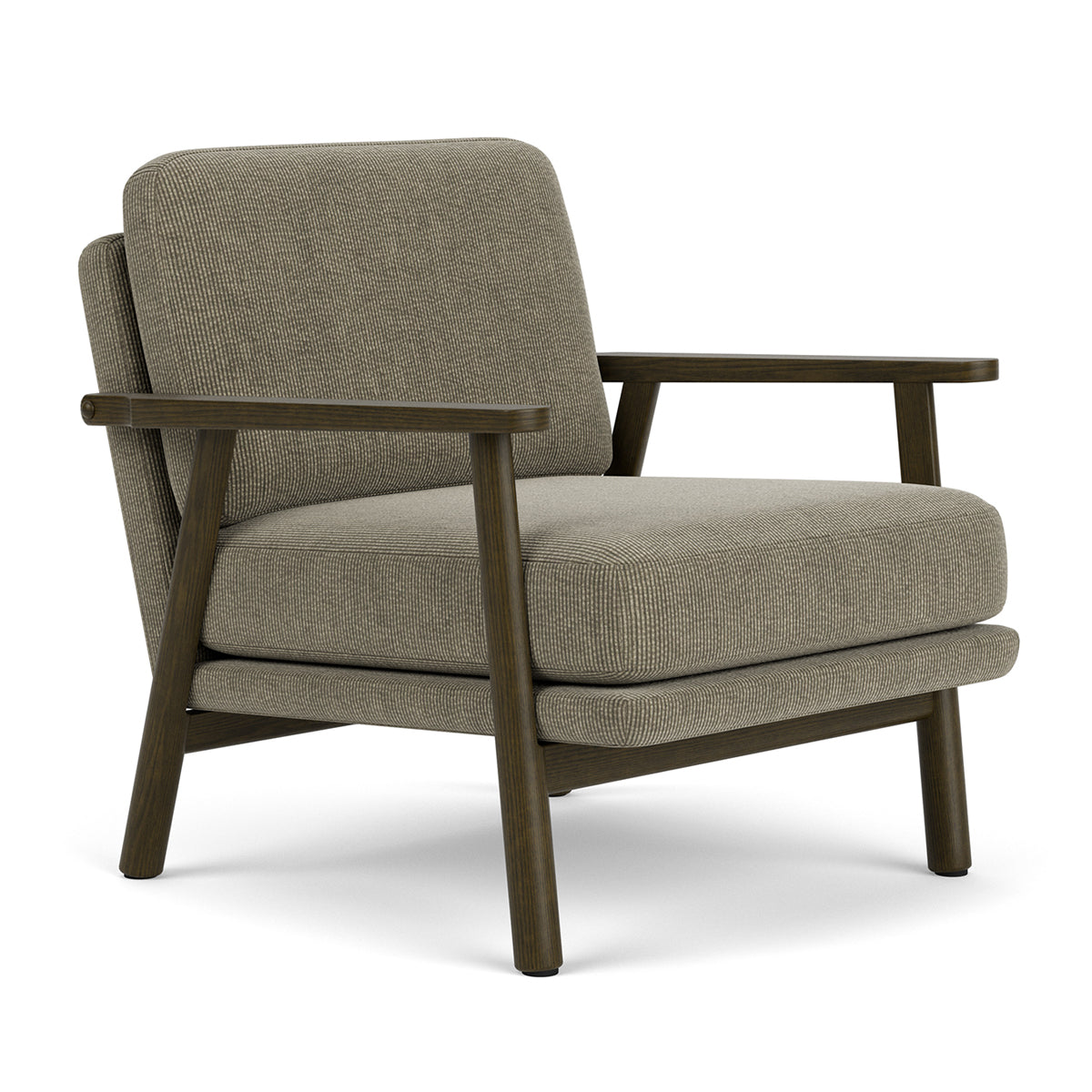 Archie Dark Walnut Armchair