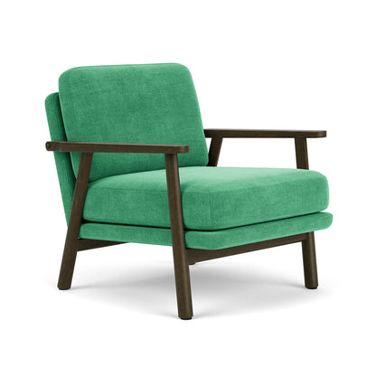 Archie Dark Walnut Armchair