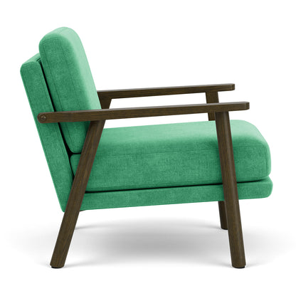Archie Dark Walnut Armchair