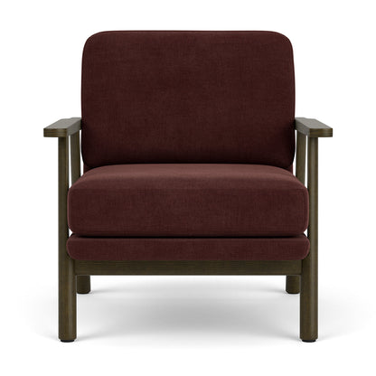 Archie Dark Walnut Armchair