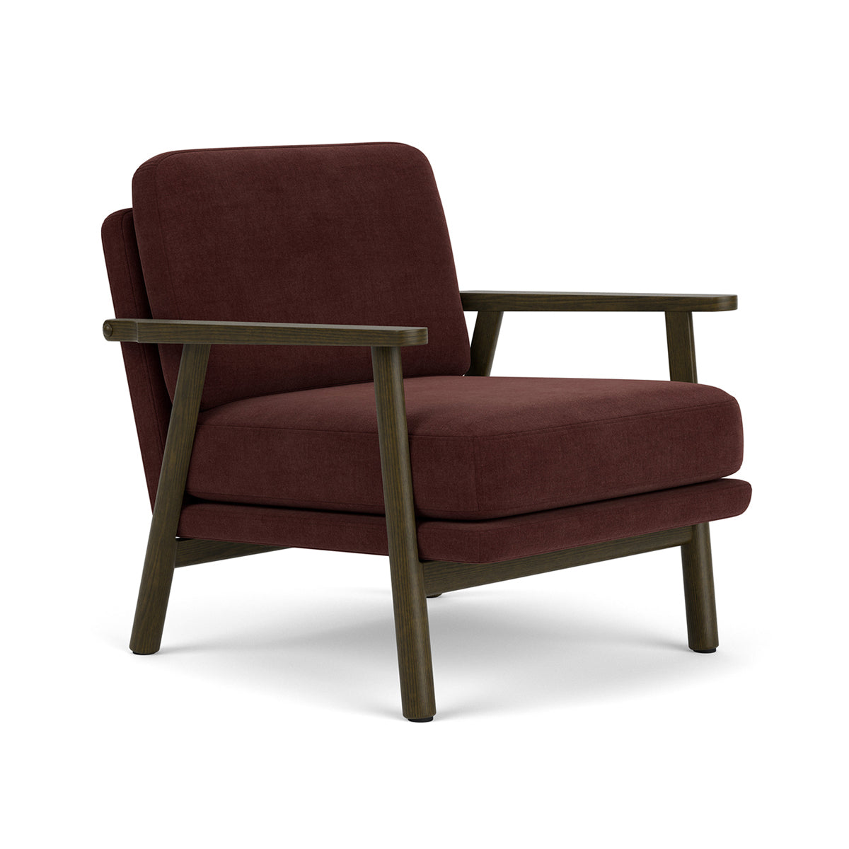 Archie Dark Walnut Armchair