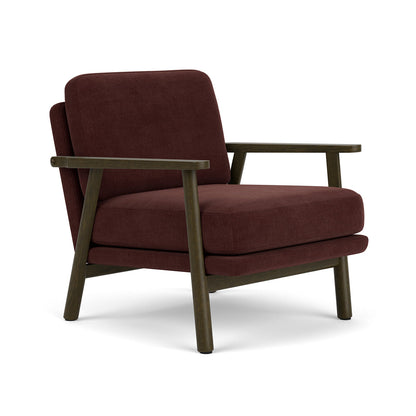 Archie Dark Walnut Armchair