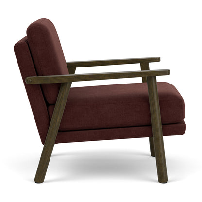 Archie Dark Walnut Armchair