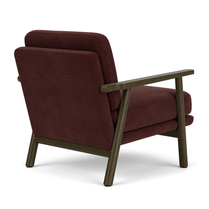 Archie Dark Walnut Armchair