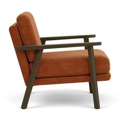 Archie Dark Walnut Armchair
