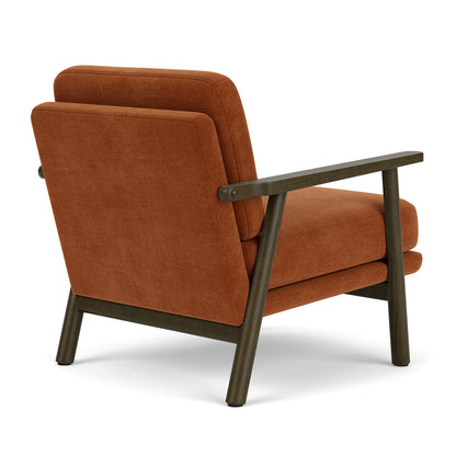 Archie Dark Walnut Armchair