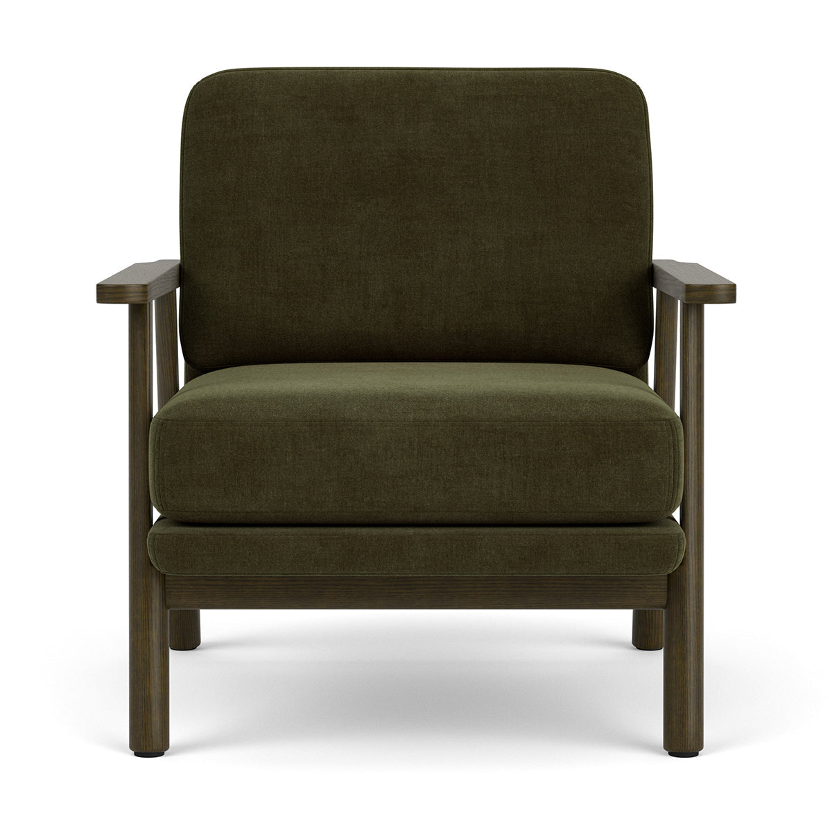 Archie Dark Walnut Armchair