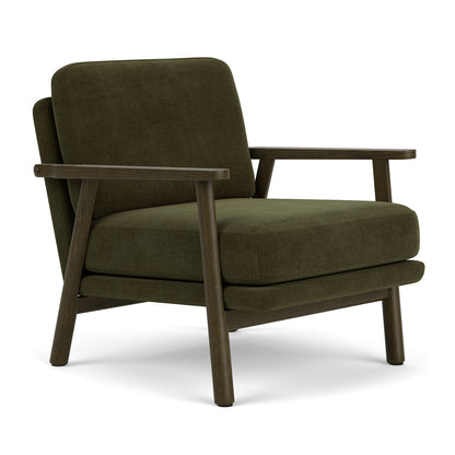 Archie Dark Walnut Armchair