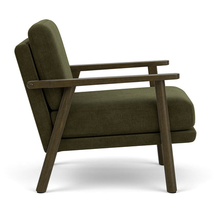 Archie Dark Walnut Armchair