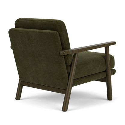 Archie Dark Walnut Armchair
