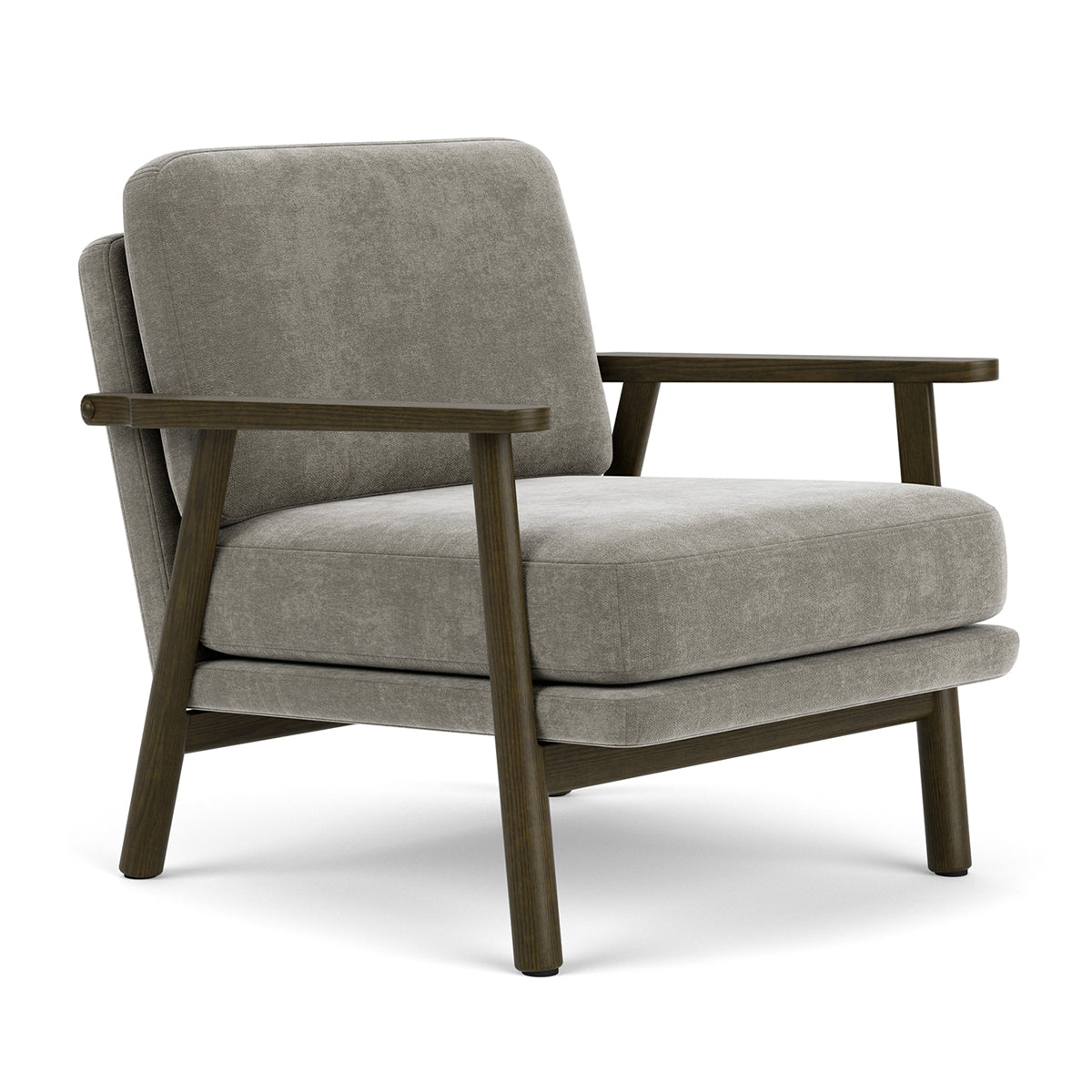 Archie Dark Walnut Armchair