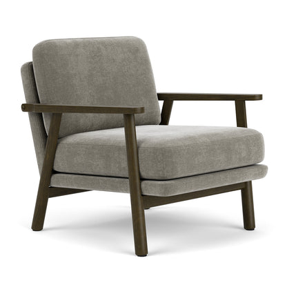 Archie Dark Walnut Armchair