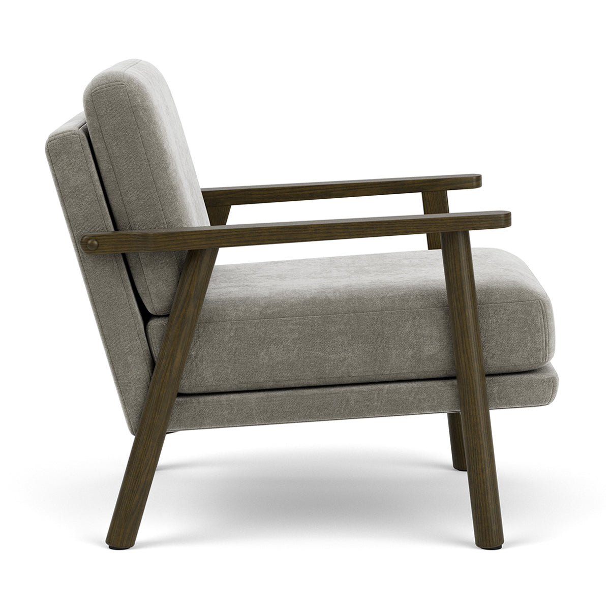 Archie Dark Walnut Armchair