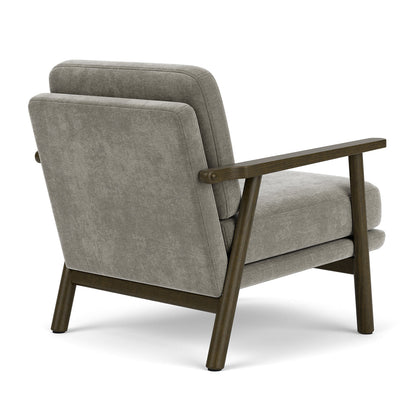 Archie Dark Walnut Armchair