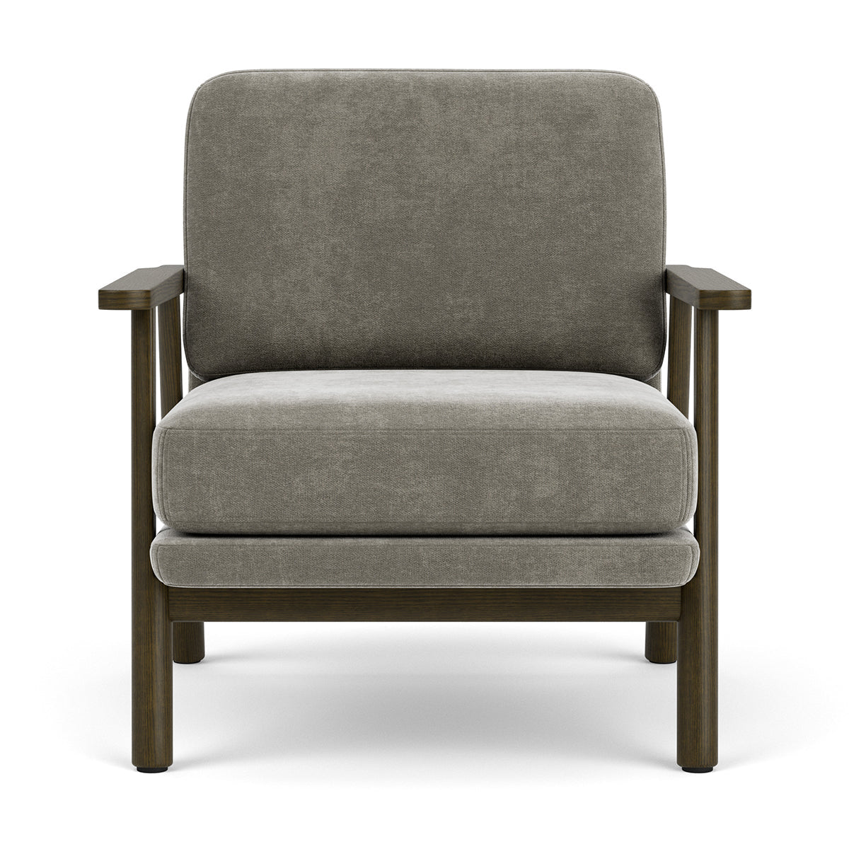 Archie Dark Walnut Armchair