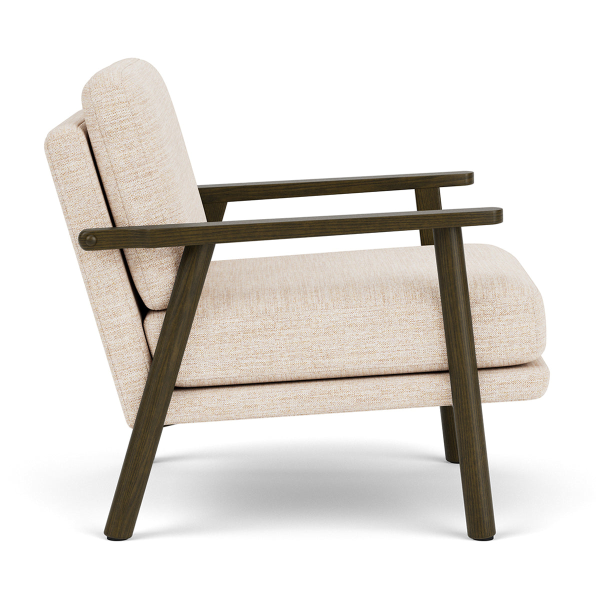Archie Dark Walnut Armchair
