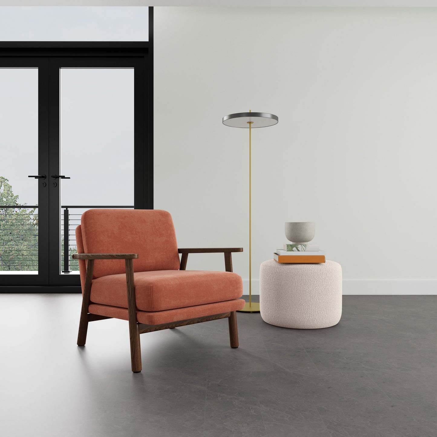 Archie Walnut Armchair