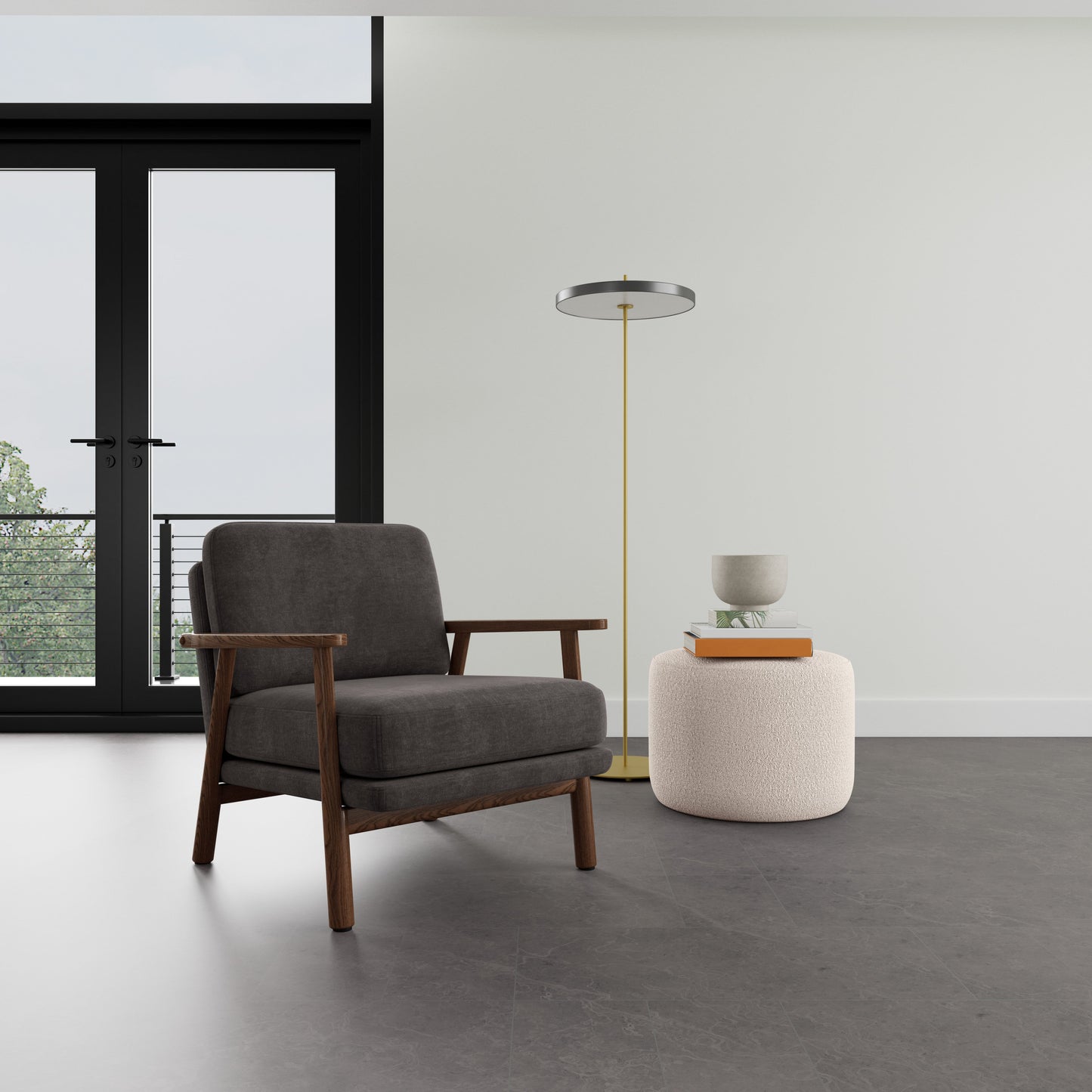 Archie Walnut Armchair