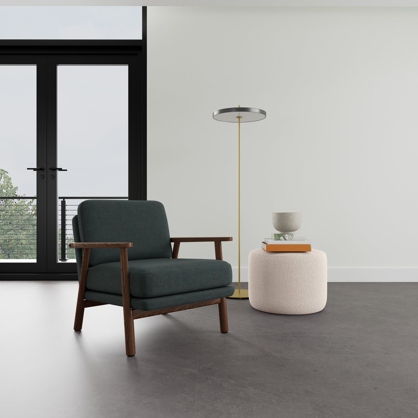 Archie Walnut Armchair