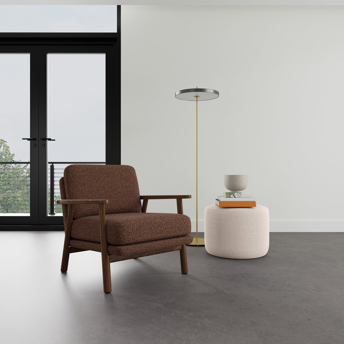 Archie Walnut Armchair