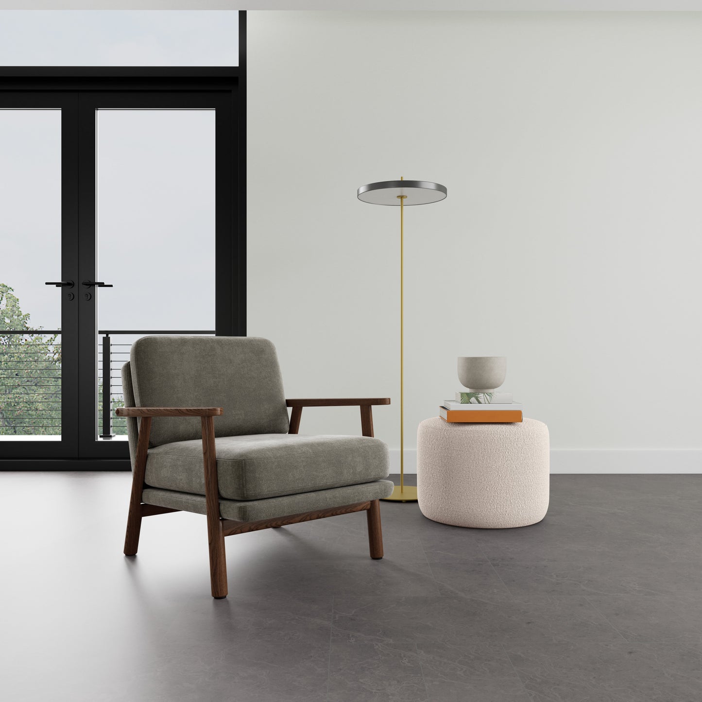 Archie Walnut Armchair