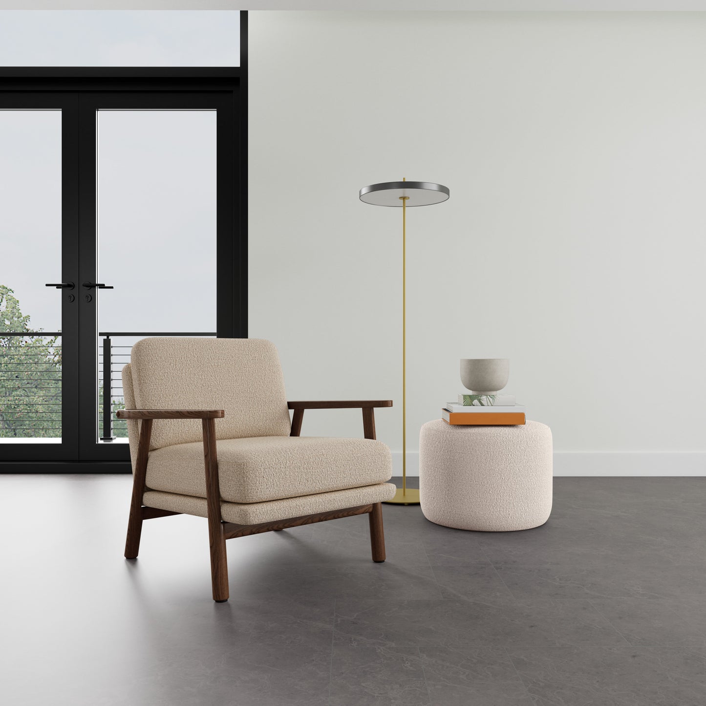 Archie Walnut Armchair